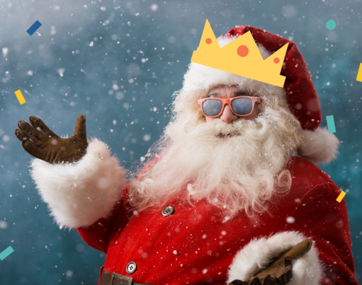Rooster Hero Santa Claus